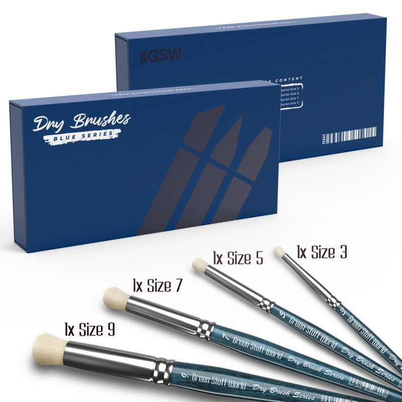 Caja pinceles para Pincel Seco BLUE SERIES