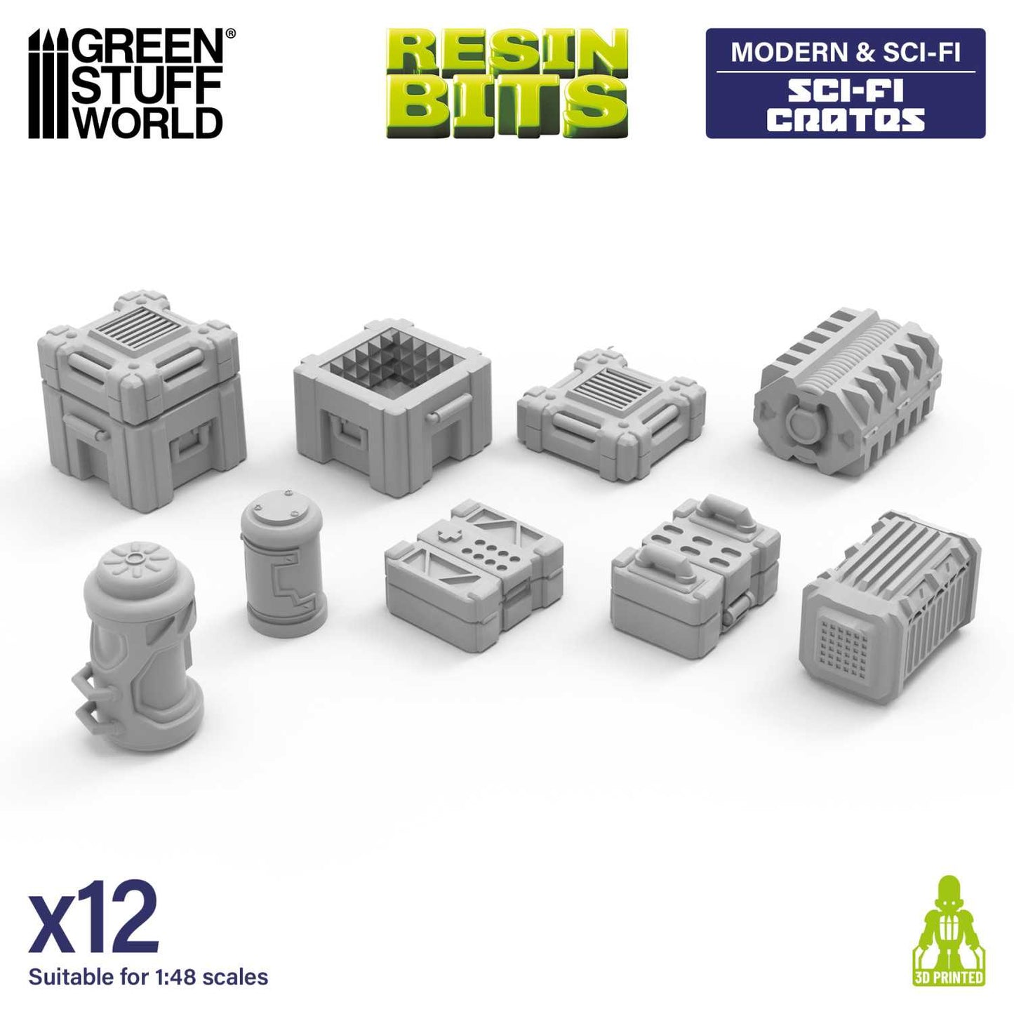Cajas de Suministros Futuristas 1:48
