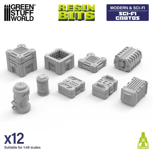 Cajas de Suministros Futuristas 1:48