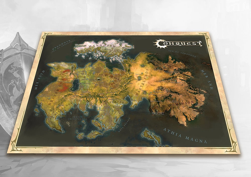 Conquest Mapa de Tela de Alektria, El primer continente de EÄ