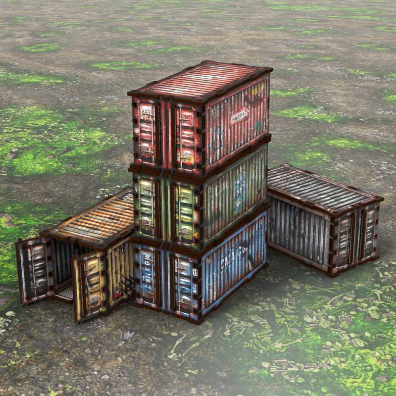 Contenedor WTC prepintado