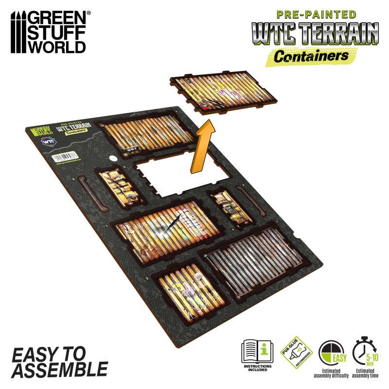 Contenedor WTC prepintado