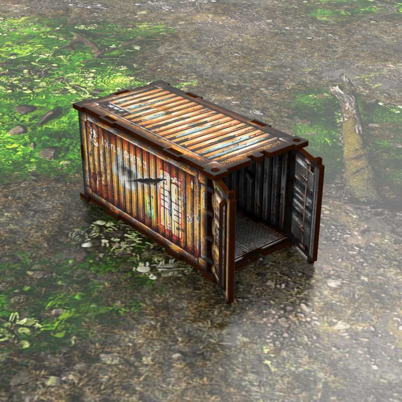 Contenedor WTC prepintado