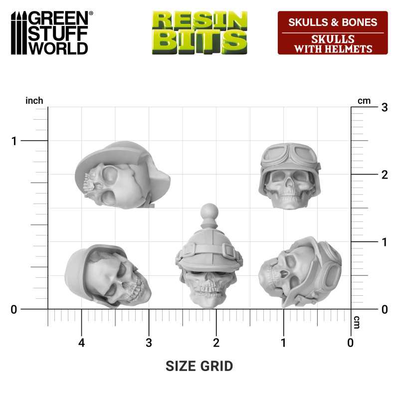 Cráneos con cascos 1:48