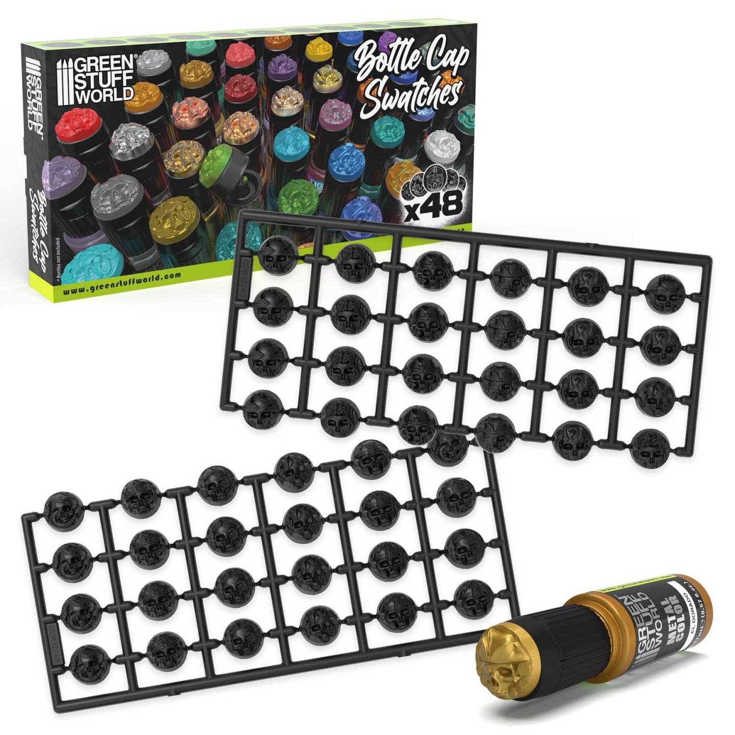 Cubre tapones Muestra de Color - Negros