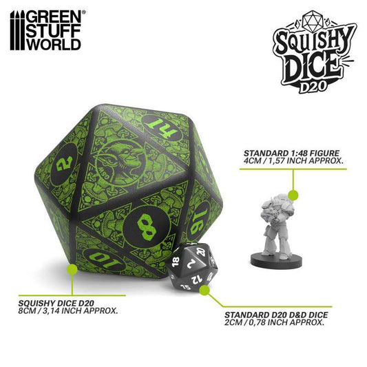 Dado Antiestrés Gigante D20 - GOBLIN
