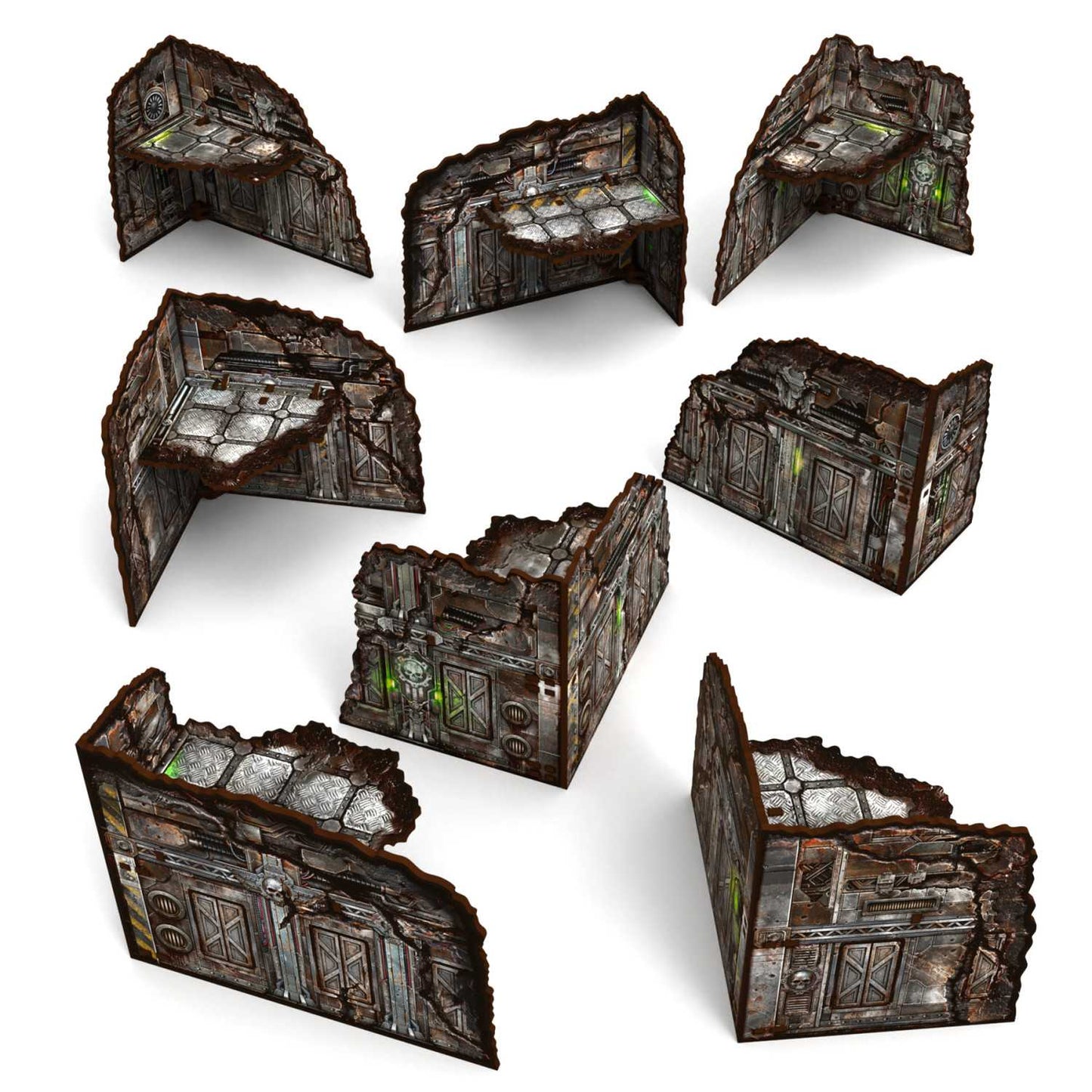 Edificios plegables prepintados 11ª edición (Pack x8)
