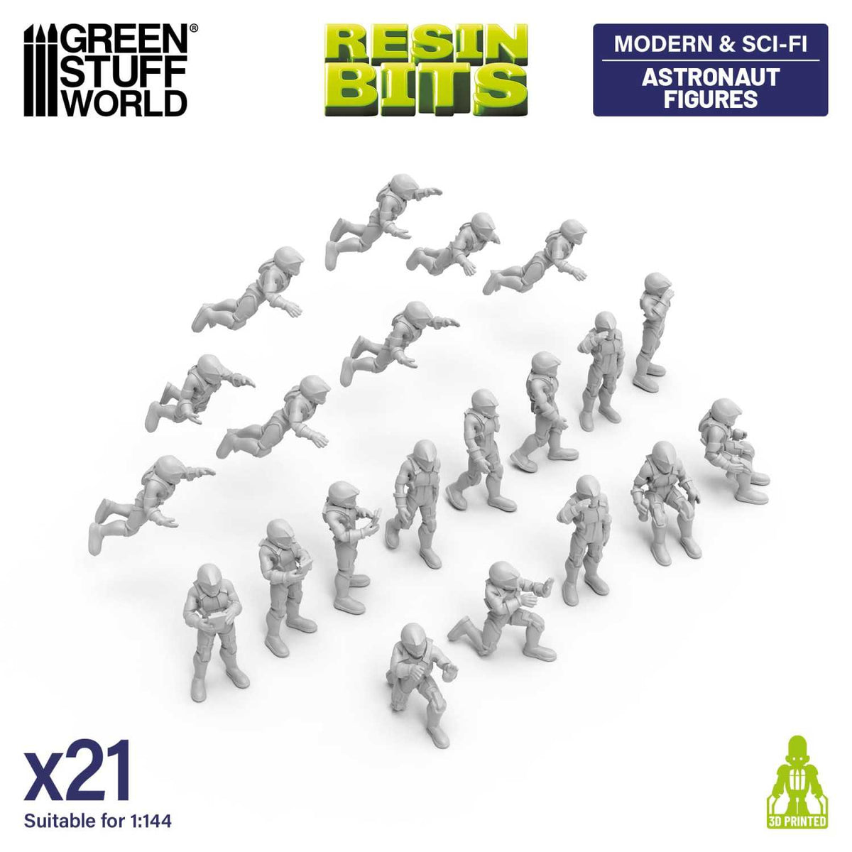 Figuras de astronautas 1:144