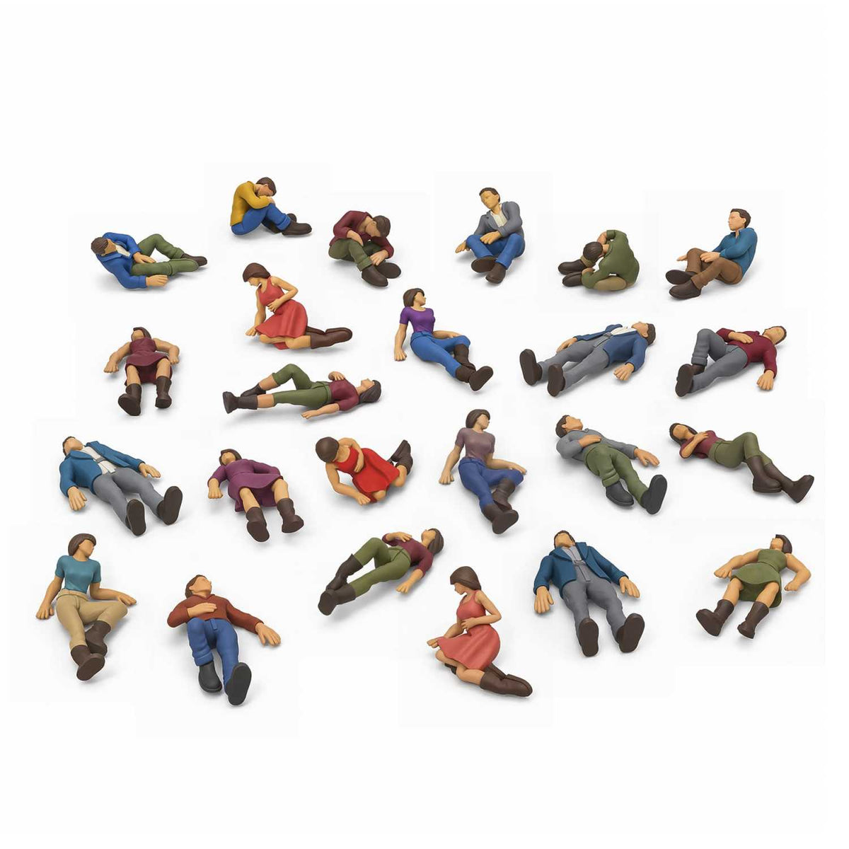 Figuras de civiles heridos 1:144