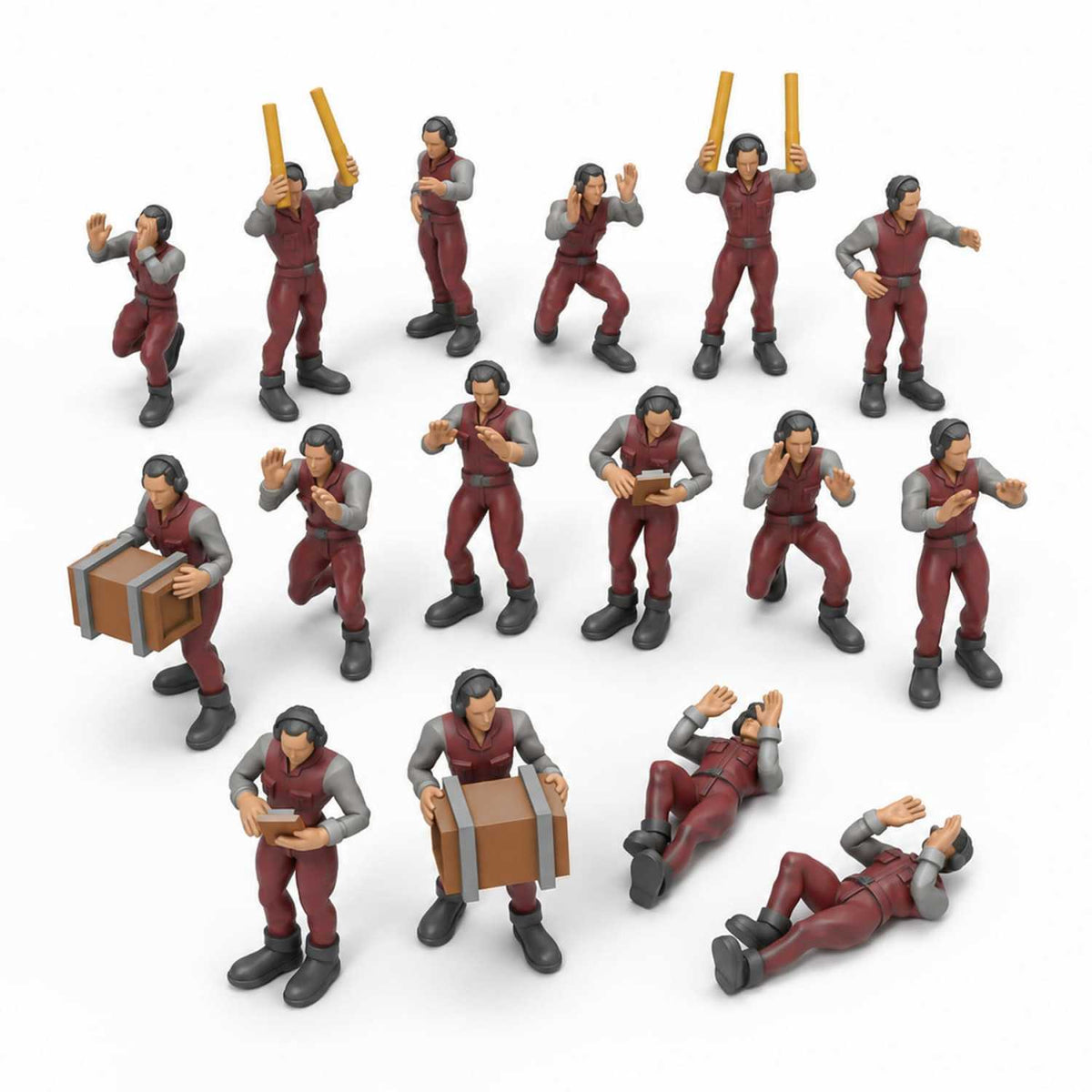 Figuras de mecánicos 1:100