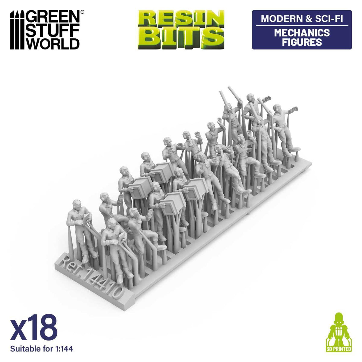 Figuras de mecánicos 1:144