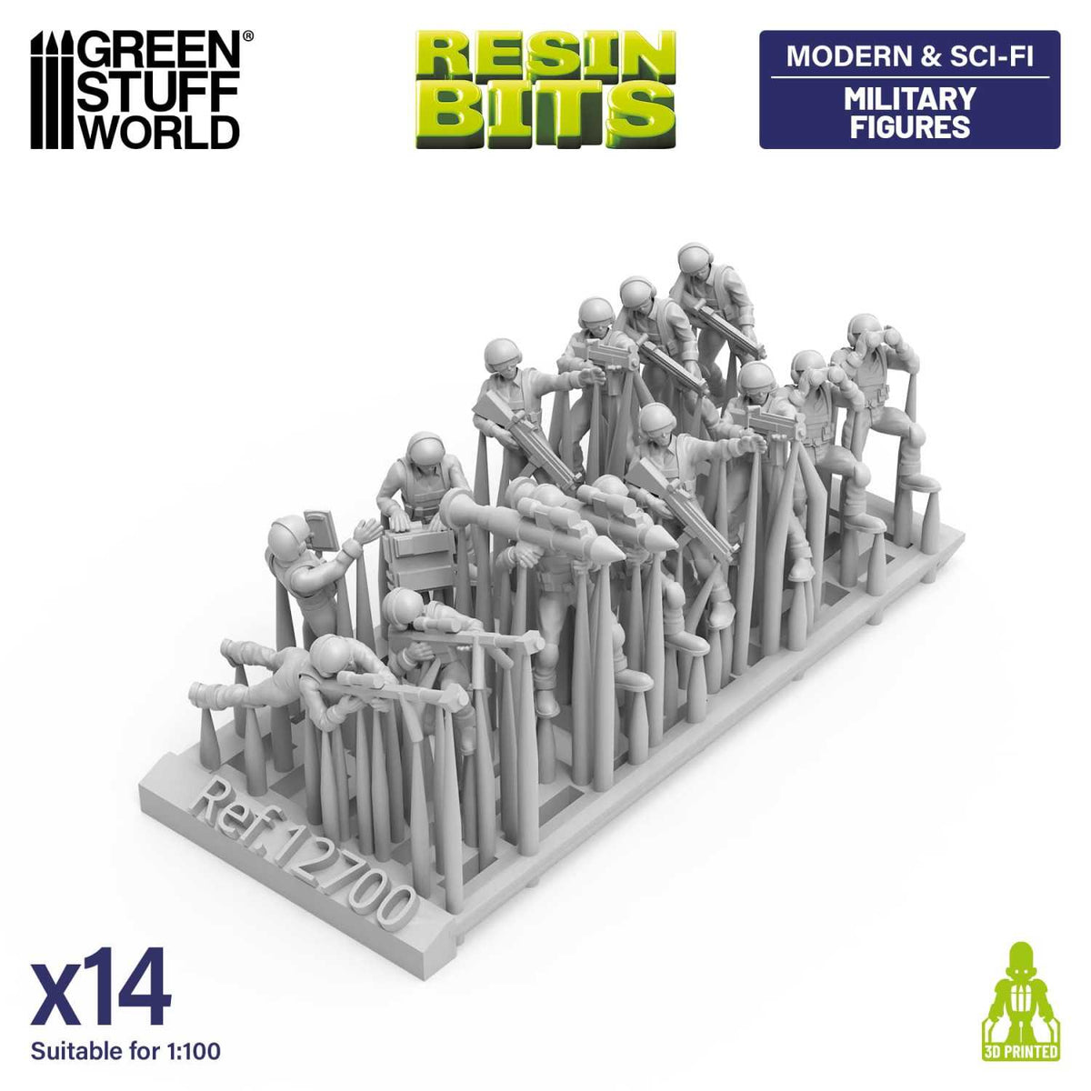 Figuras de militares 1:100