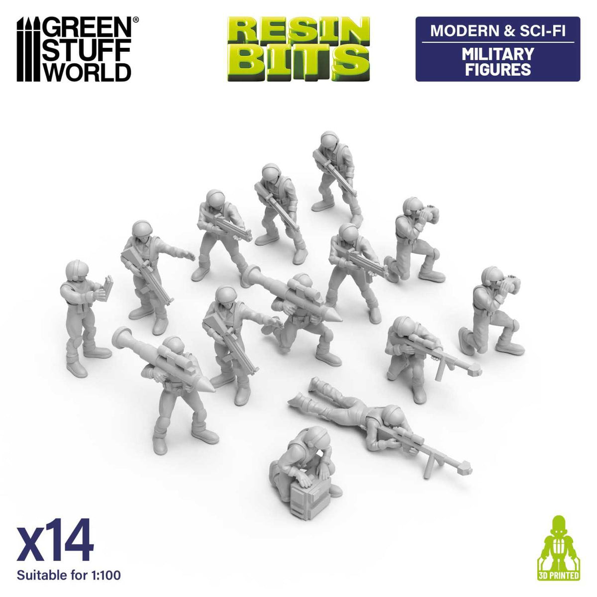 Figuras de militares 1:100