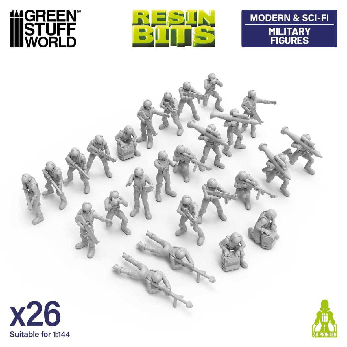 Figuras de militares 1:144