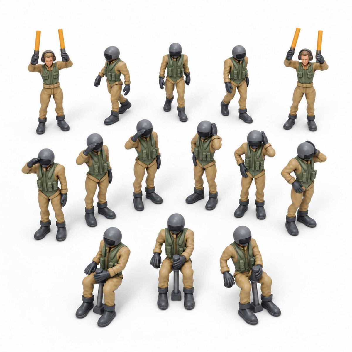 Figuras de pilotos 1:100