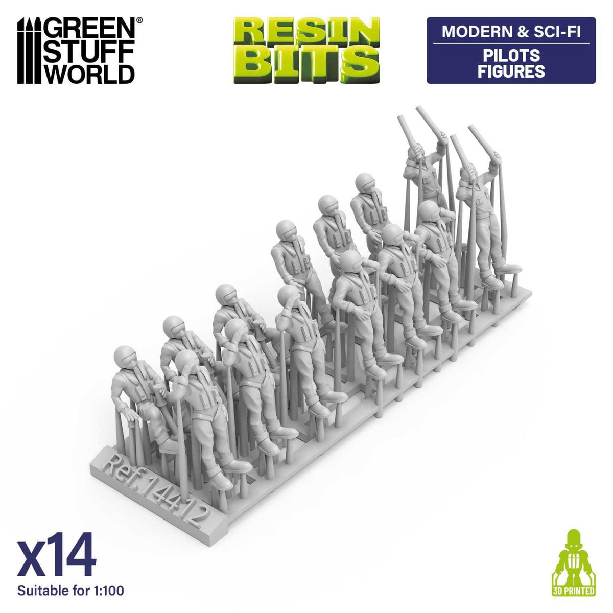 Figuras de pilotos 1:100