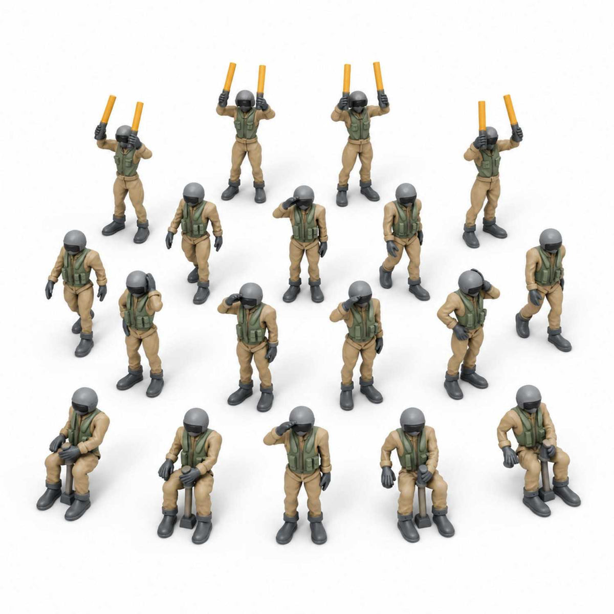 Figuras de pilotos 1:144