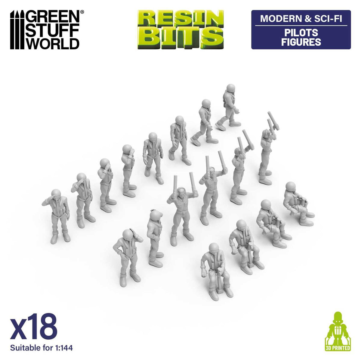 Figuras de pilotos 1:144