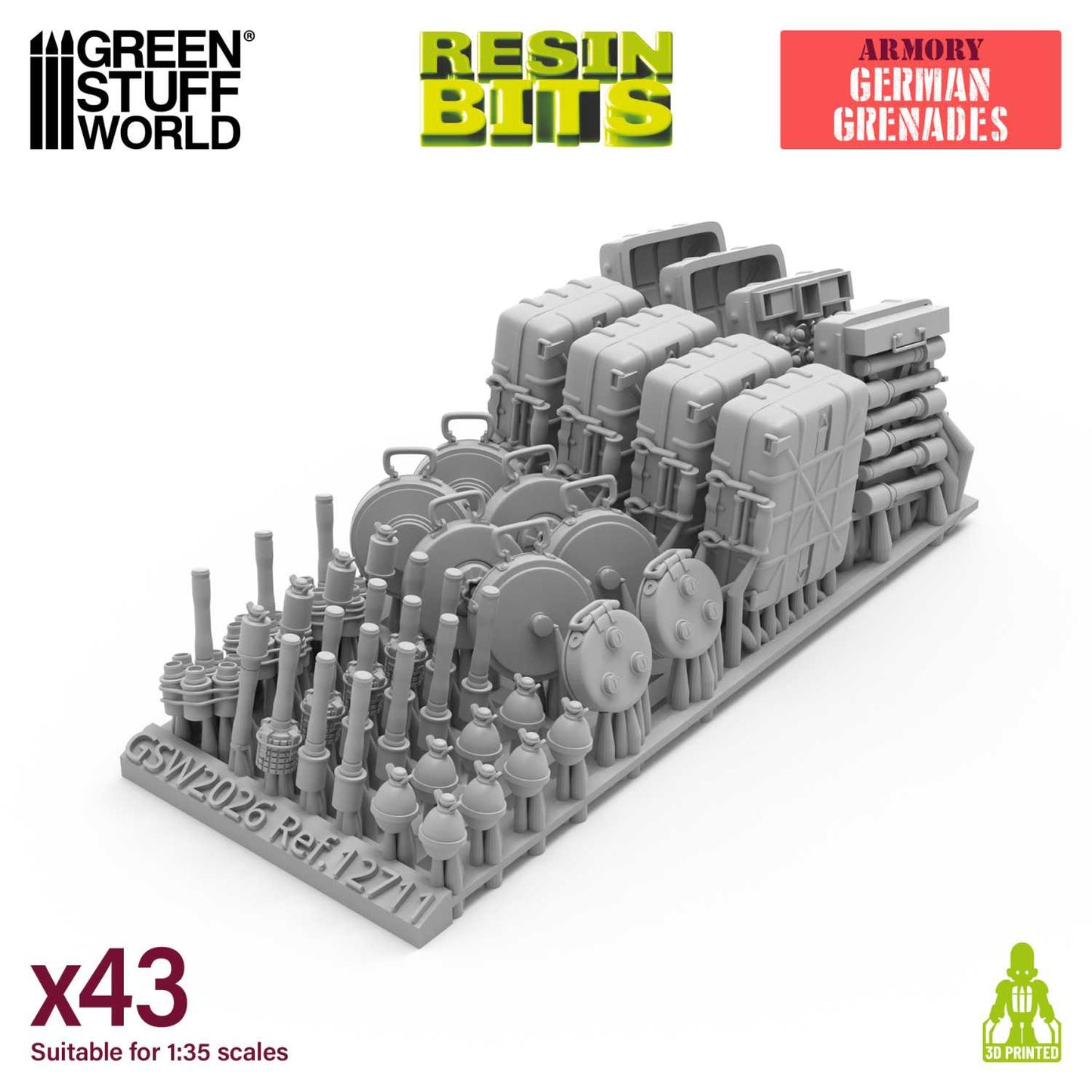 Granadas alemanas WWII 1:35