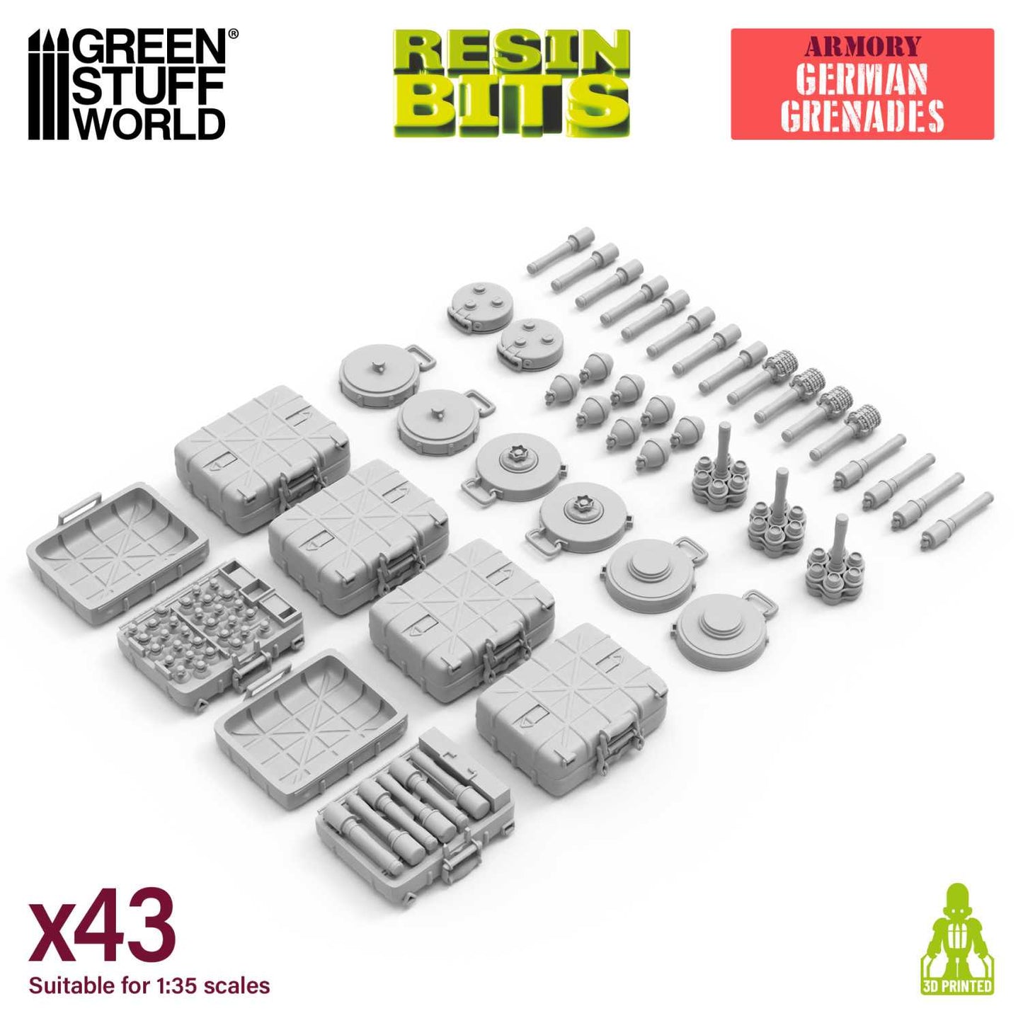 Granadas alemanas WWII 1:35