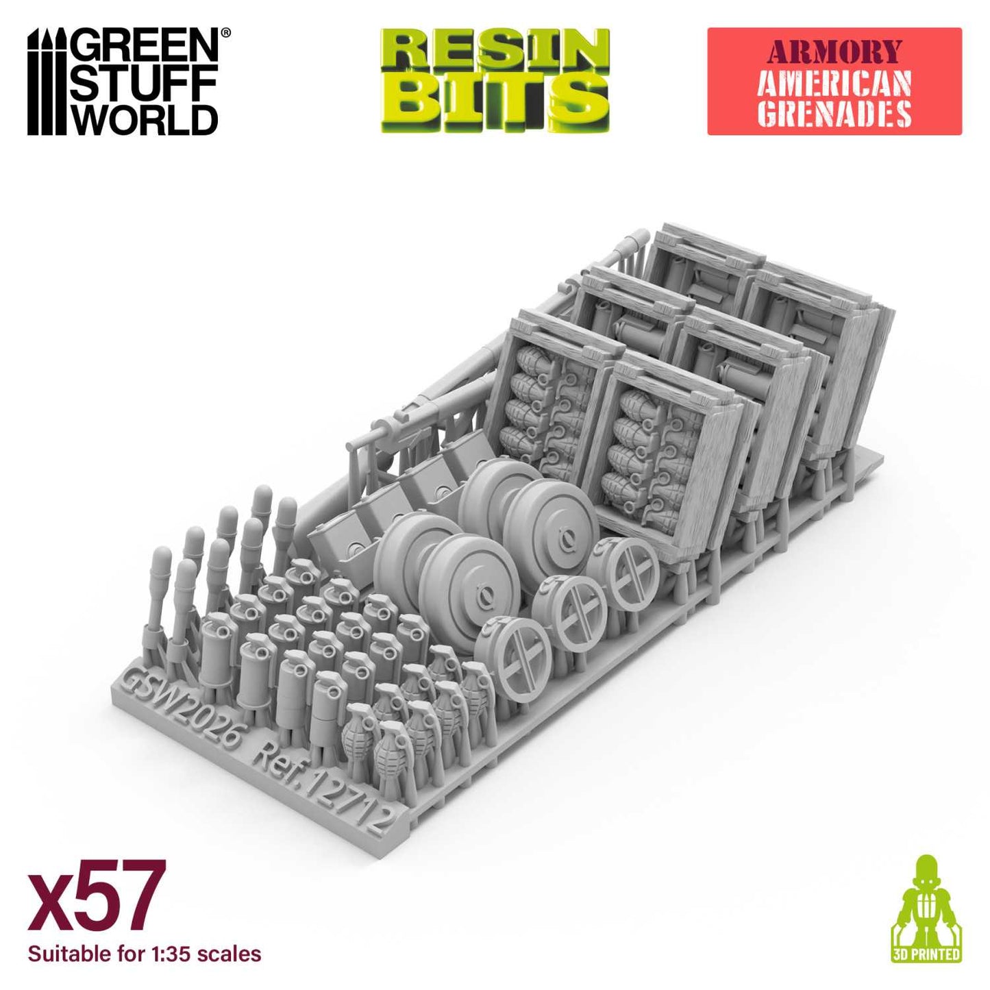 Granadas americanas WWII 1:35