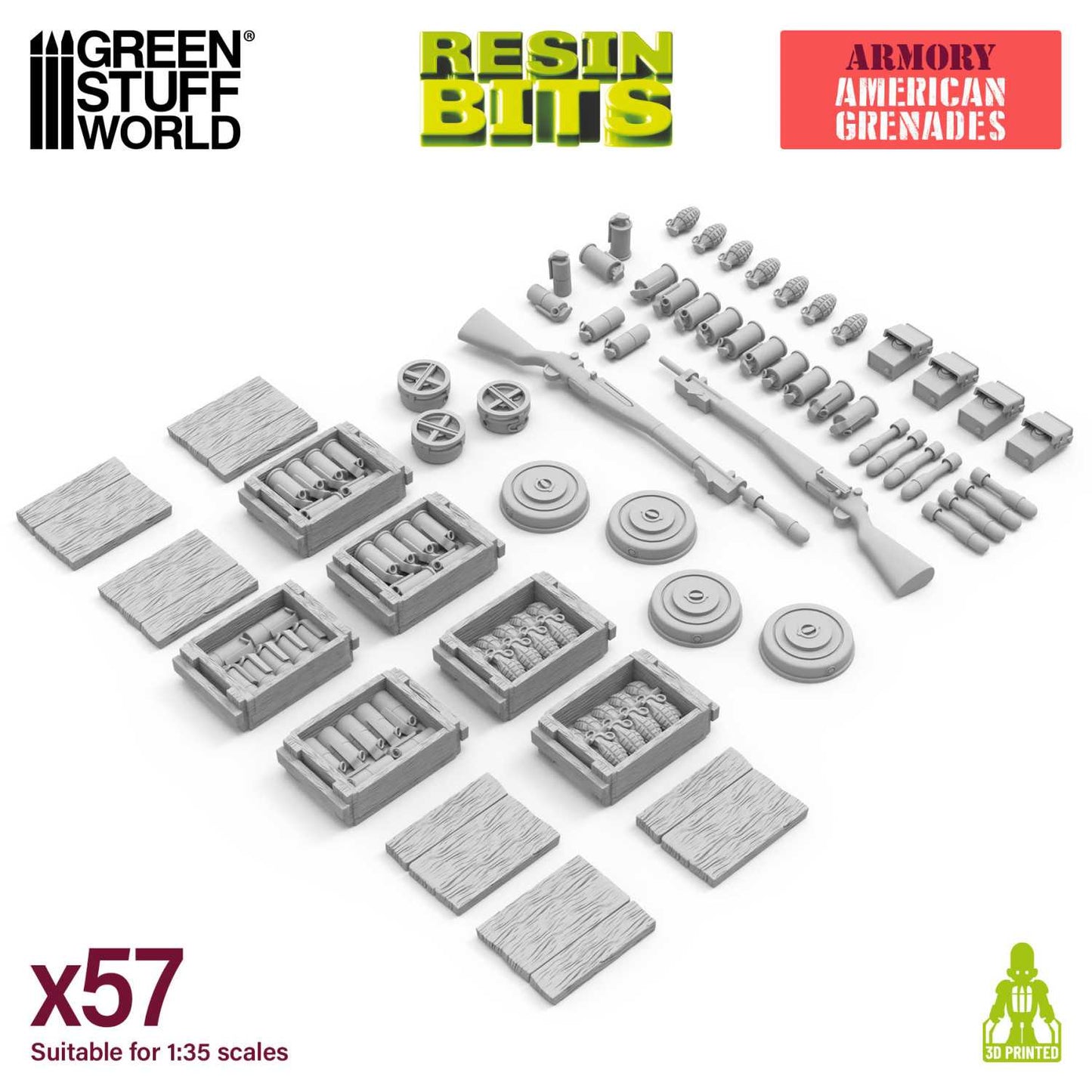 Granadas americanas WWII 1:35