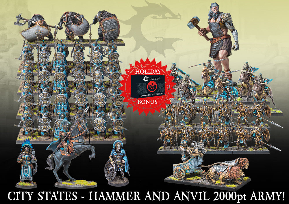 City States Hammer and Anvil paquete de 2000pt