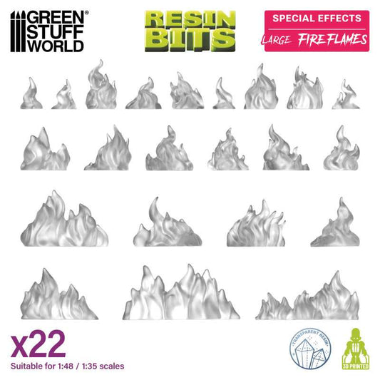 Llamas de fuego grandes 1:48-1:35