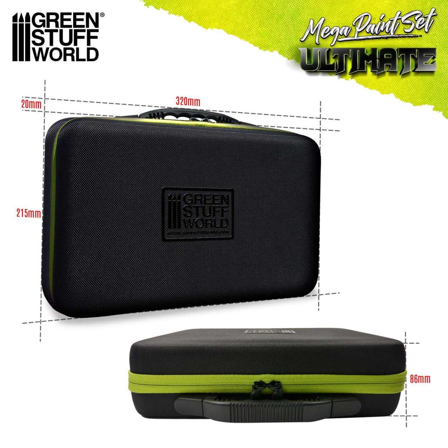 Maletin iniciacion pintura miniaturas 60 colores