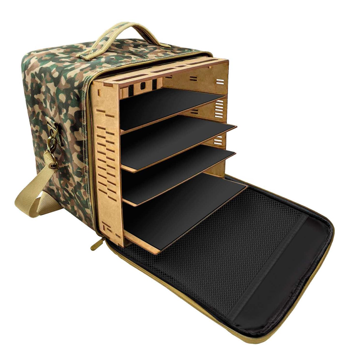 Maletin Transporte Miniaturas - M - Edición Camuflaje