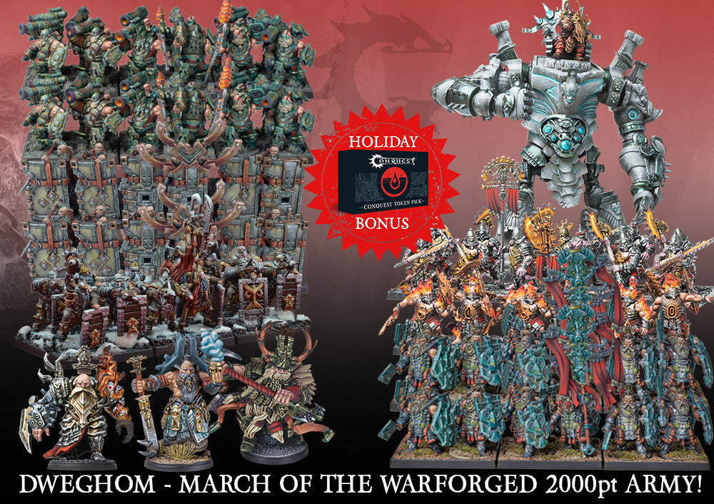 Dweghom March of the Warfoged paquete de 2000pt