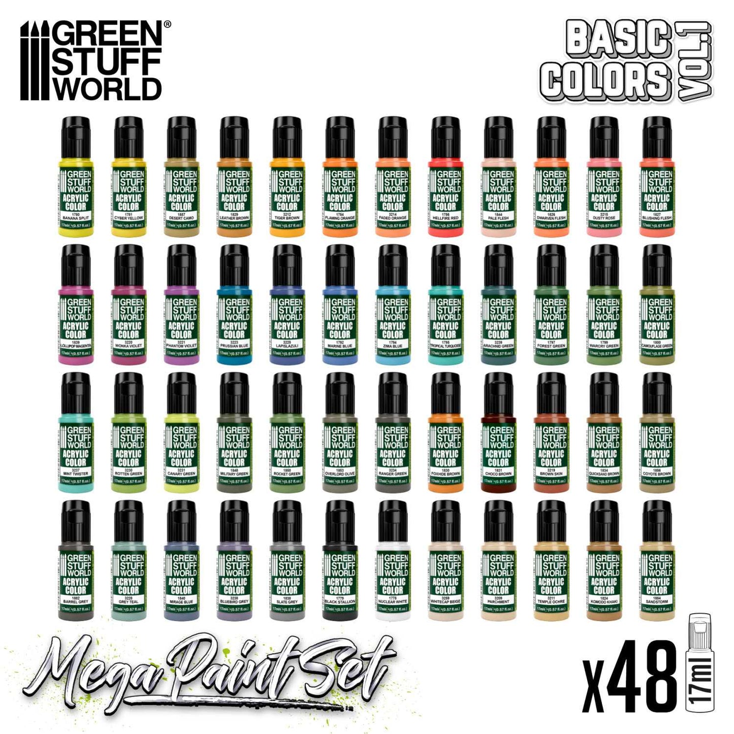 Mega Set de Pintura - Colores Básico Vol.1.0