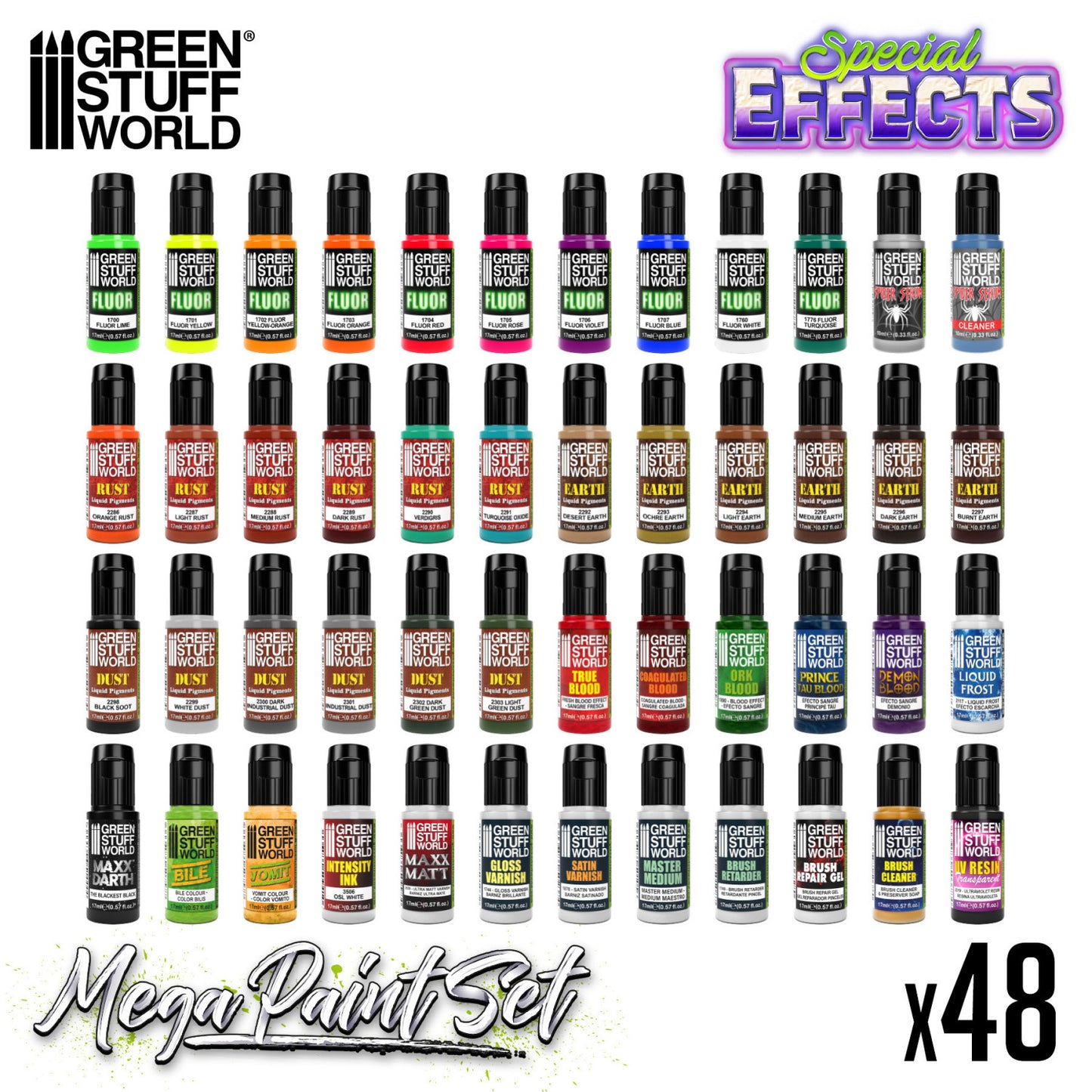 Mega Set de Pintura - Efectos Especiales