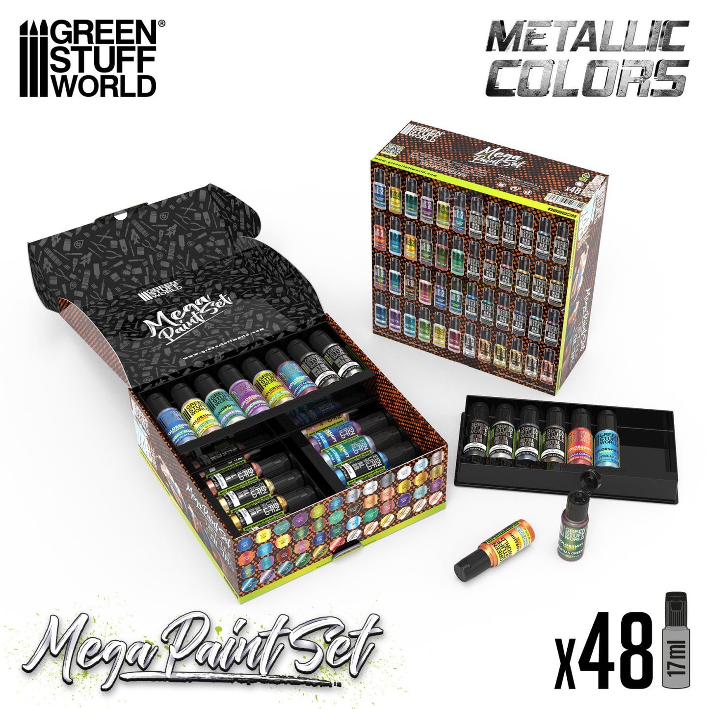 Mega Set de Pinturas Metálicas