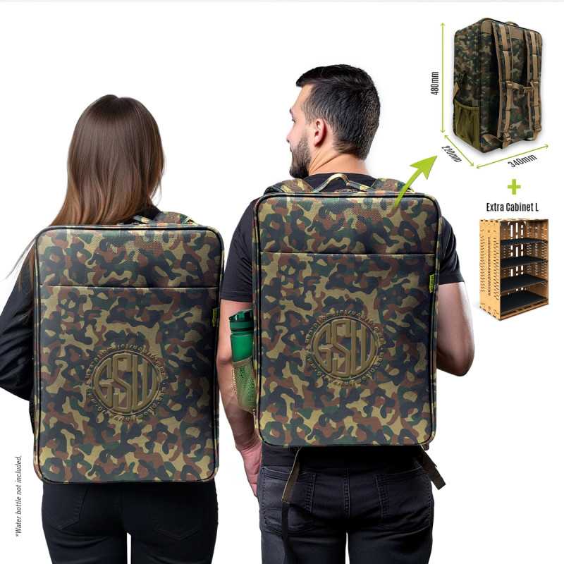 Mochila Transporte Miniaturas - Edición Camuflaje