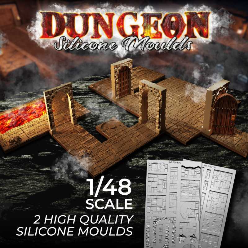 Moldes de Silicona - DUNGEON