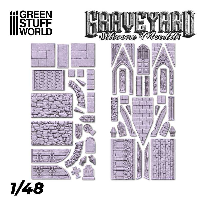 Moldes de Silicona - Cementerio