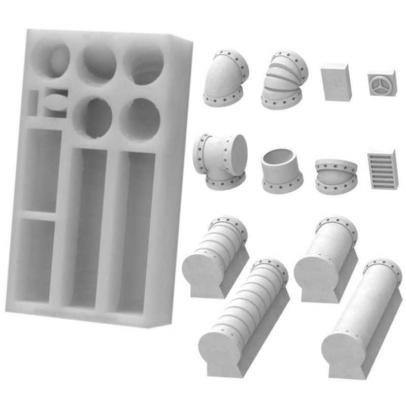 Moldes de Silicona Tuberías Industriales