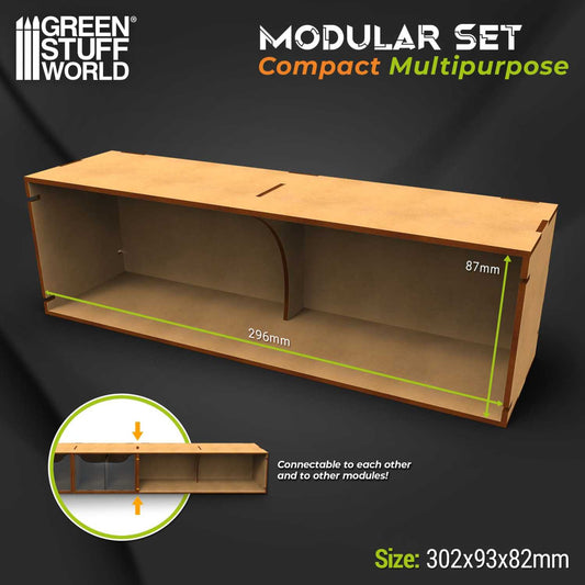 Organizador horizontal compacto multiusos