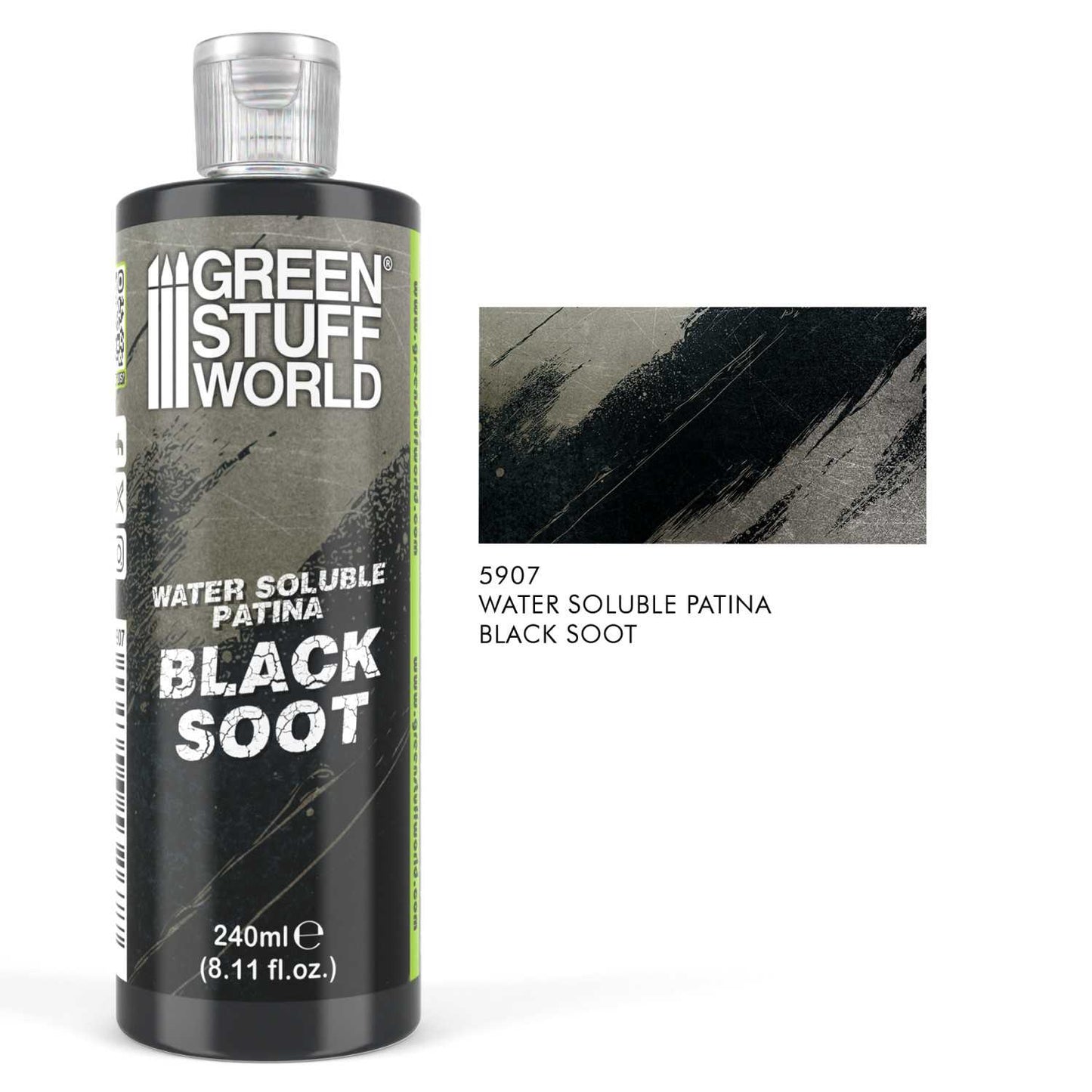 Patinas solubles agua BLACK SOOT 240ml