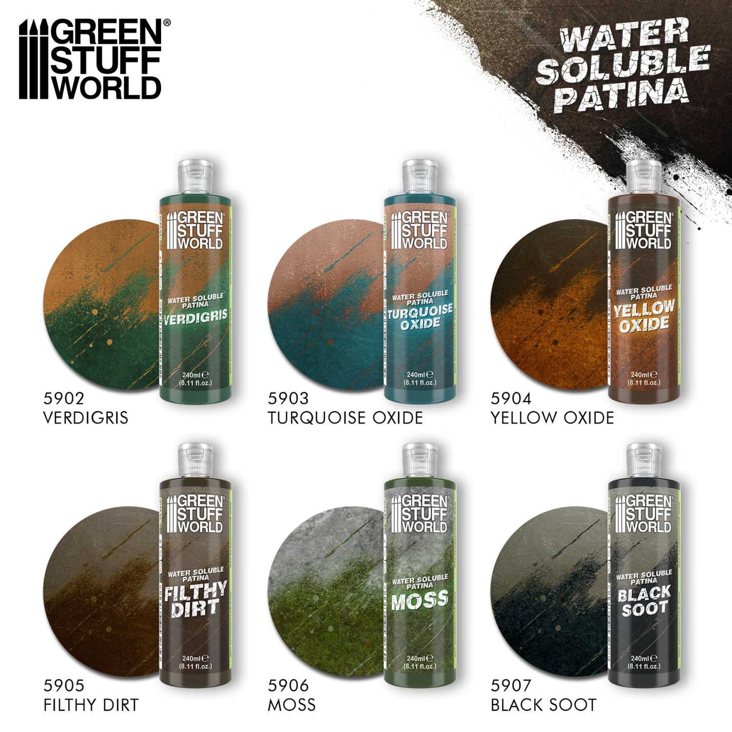Patinas solubles agua FILTHY DIRT 240ml