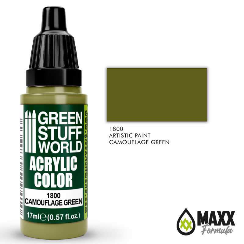 Pintura Acrílica CAMOUFLAGE GREEN