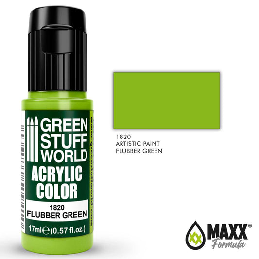 Pintura Acrílica FLUBBER GREEN
