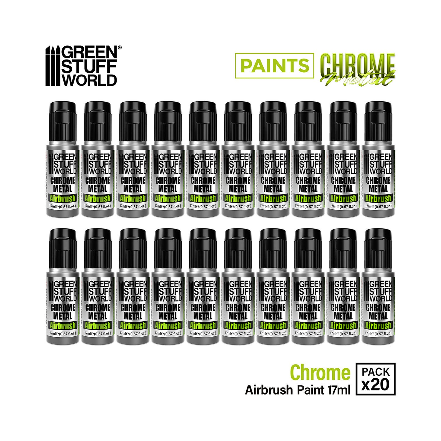 Pintura Cromada - Aerografo (Pack x20)