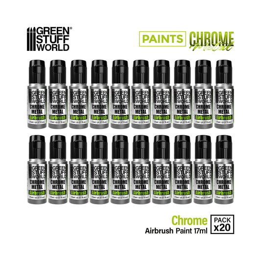 Pintura Cromada - Aerografo (Pack x20)