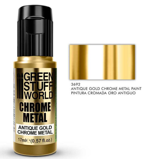 Pintura Cromada - ORO Antiguo 17ml