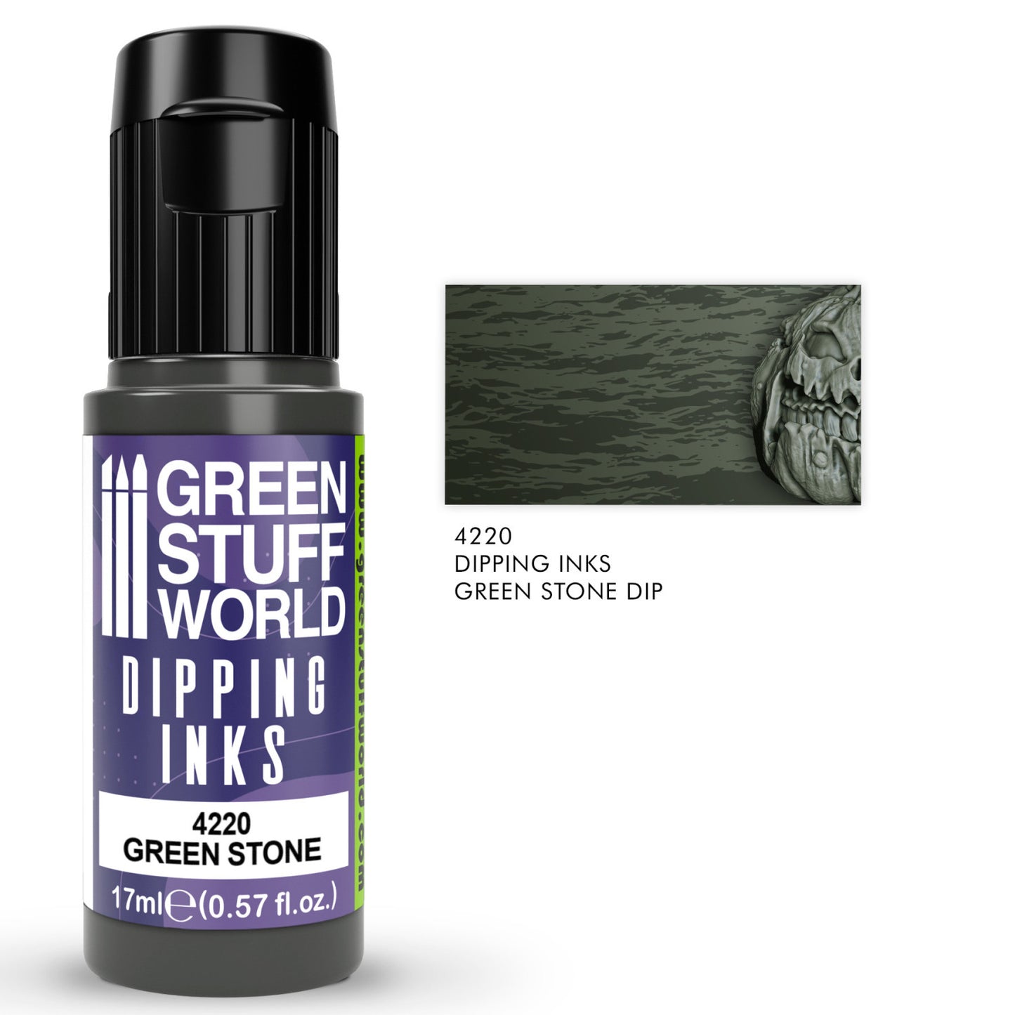 Pintura Dipping ink 17 ml - Green Stone Dip