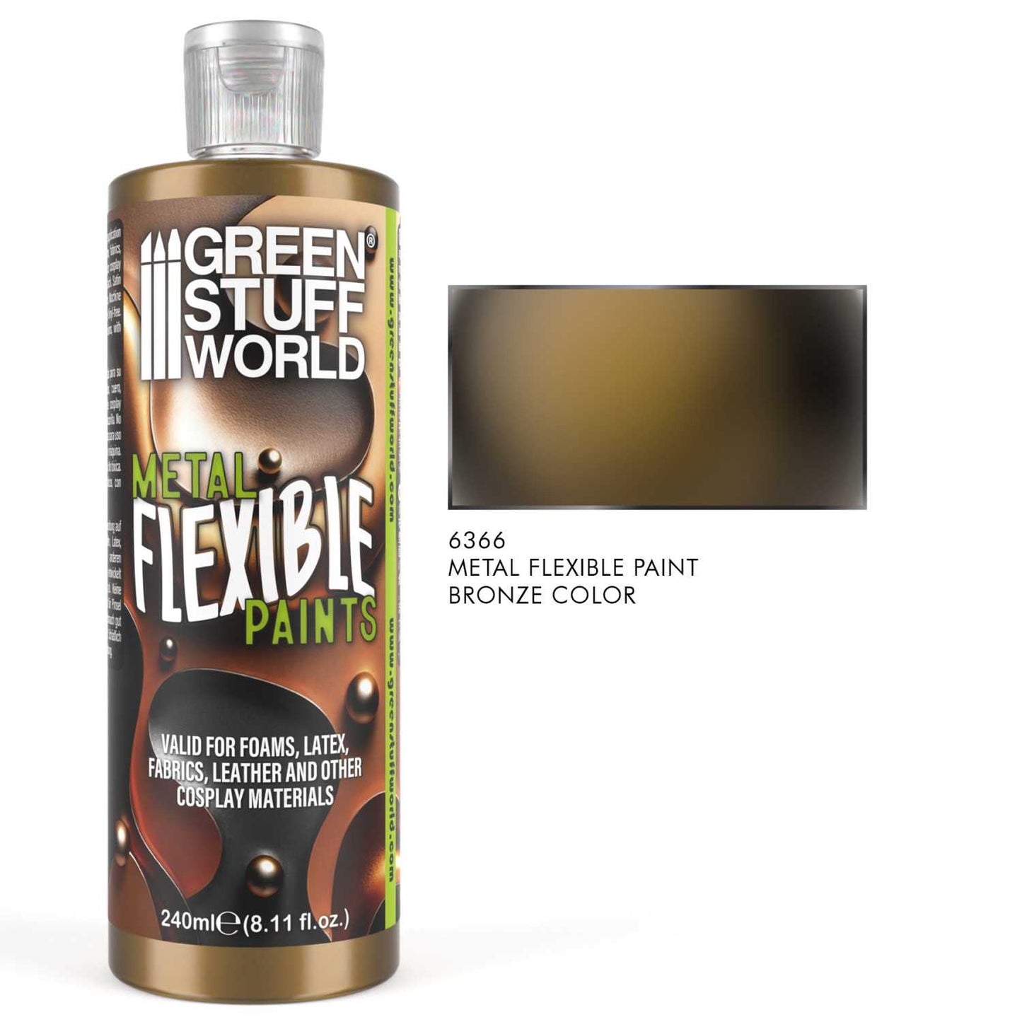 Pintura Metálica Flexible Bronce 240ml