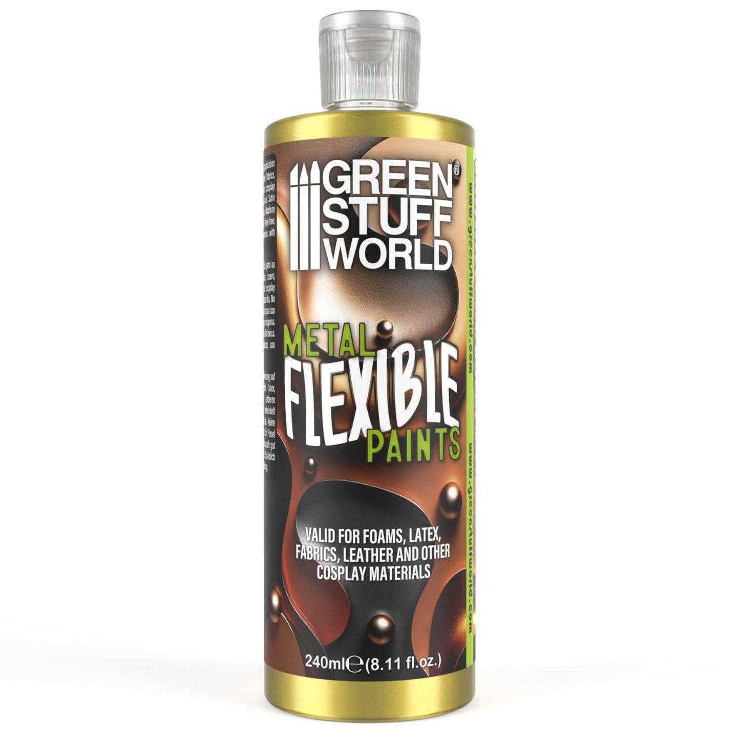 Pintura Metálica Flexible Dorada 240ml