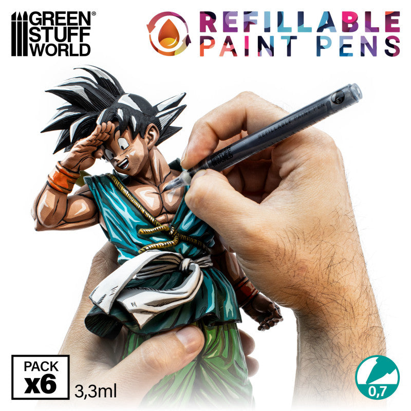 Rotuladores recargables 0.7 (Pack x6)
